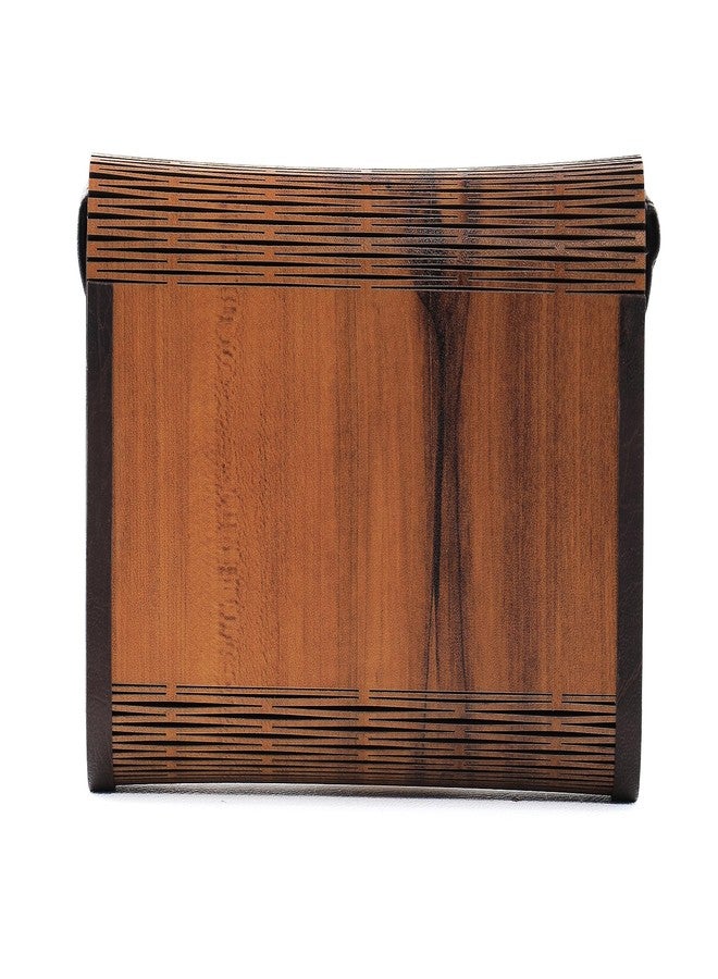 Ramview Stylish Fashionable Wooden Handbag with Detachable Strap Purse for Woman Rectangle Shape Wedding Party Ladies - Image 2